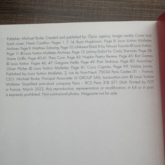 New Louis Vuitton THE BOOK #14 March 2022 - Picture 5 of 7